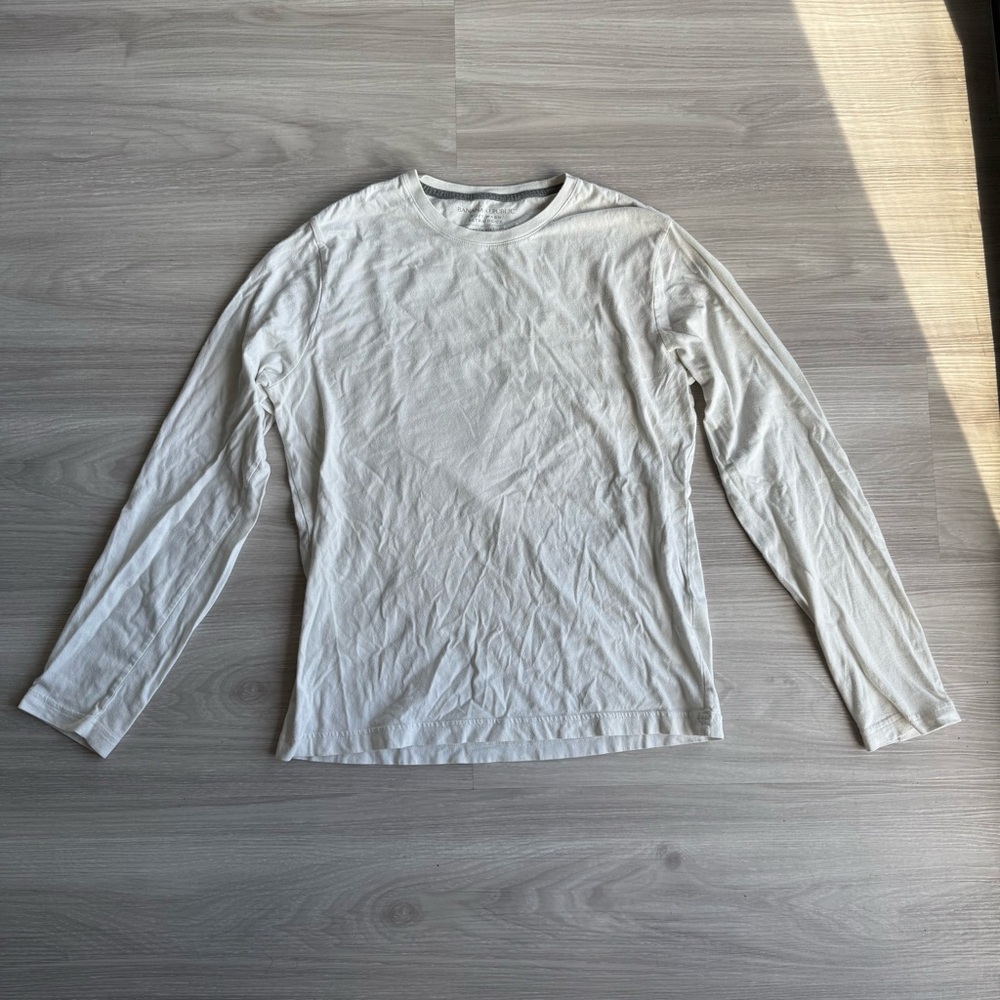 Men’s White Long Sleeve Shirt